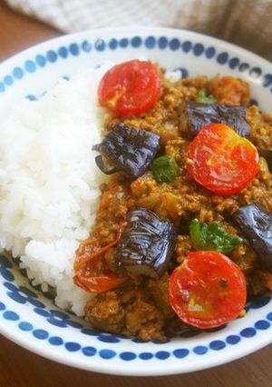 夏野菜たっぷり！ルーなしドライカレー♪-レシピのメイン写真