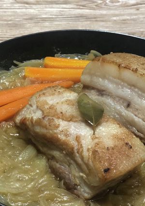 簡単フランス料理＊豚バラ肉のブレゼ＊覚書-レシピのメイン写真