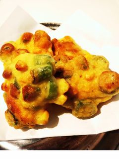 コーンとオクラの天ぷら-レシピのメイン写真