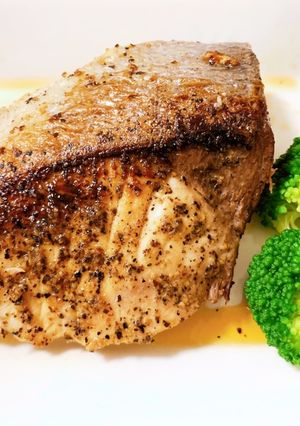 ダイエット　ブリのスパイシー黒胡椒焼き-レシピのメイン写真