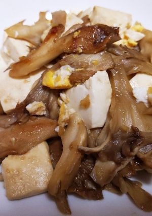 舞茸と豆腐の卵とじ-レシピのメイン写真