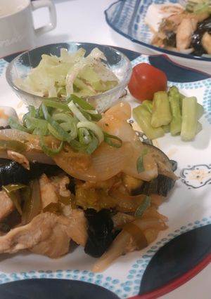 鶏ももとナスのマヨぽん炒め-レシピのメイン写真