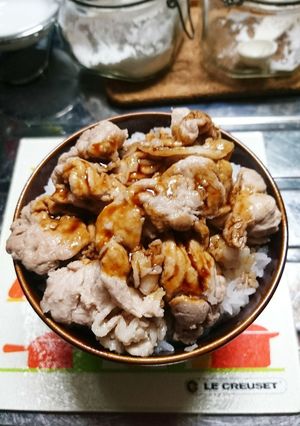 第２団！合宿盛りの豚丼っ！-レシピのメイン写真