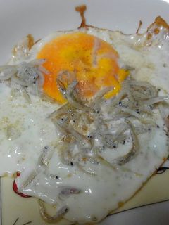 しらす付き目玉焼き-レシピのメイン写真