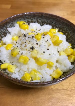 3分でコーンバターご飯-レシピのメイン写真