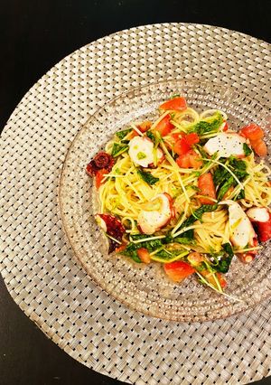 超時短火を使わない冷製パスタ-レシピのメイン写真