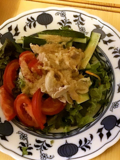 棒々鶏たれ風野菜サラダ-レシピのメイン写真