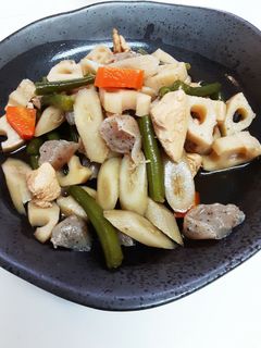 筑前煮風の煮物-レシピのメイン写真