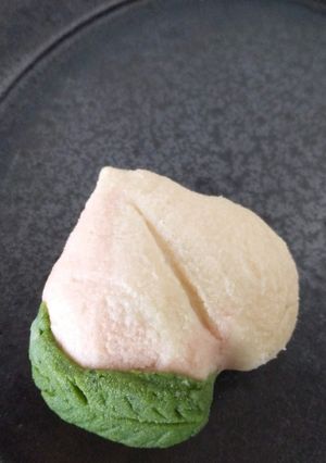 おからパウダーでつくる桃冷やし和菓子-レシピのメイン写真