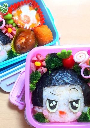 キャラ弁 チコちゃん-レシピのメイン写真