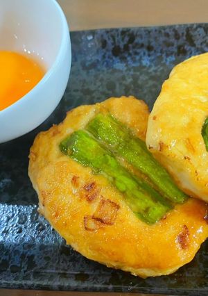 アスパラの照りつくね-レシピのメイン写真