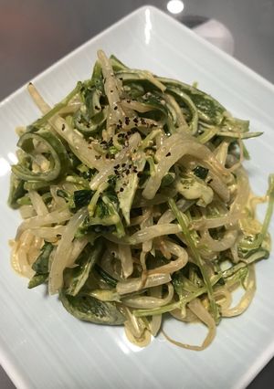 豆苗ともやしのカレーマヨ和え-レシピのメイン写真