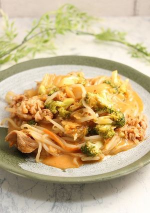 レンジで簡単！豚キムチ-レシピのメイン写真