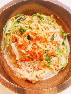 とびっこと豆苗とツナで!マヨネーズ和え♪-レシピのメイン写真