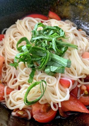 時短でさっぱり♪トマトそうめん-レシピのメイン写真