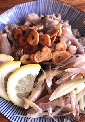 牛すじ★みょうがポン酢-レシピのメイン写真