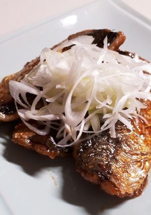 アジの蒲焼き☆身ふんわり皮ぱり味は甘辛酢-レシピのメイン写真