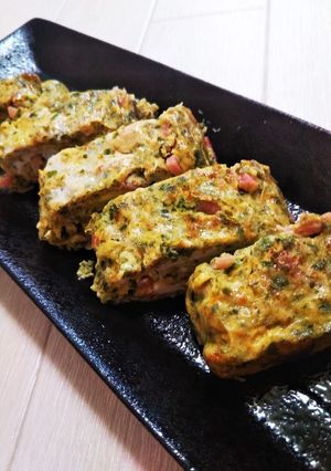 お好み焼き風味卵焼き-レシピのメイン写真