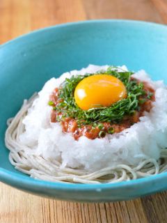 糖質制限!月見納豆梅おろしそば-レシピのメイン写真