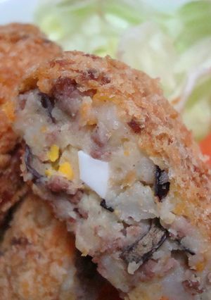 お醤油で食べる☆うちのコロッケ-レシピのメイン写真