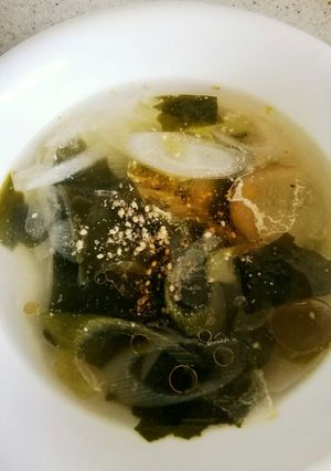 中華風ワカメと長ネギのスープ-レシピのメイン写真