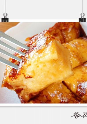 れぽ4♡とろけるフレンチトースト♡簡単-レシピのメイン写真