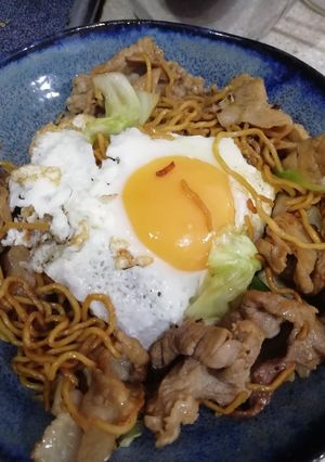 チャーシューの煮汁で、ソース焼きそば-レシピのメイン写真