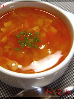 フレッシュトマトのスープ-レシピのメイン写真