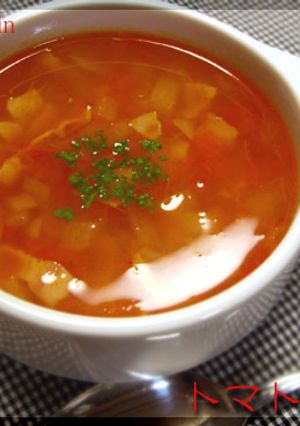 フレッシュトマトのスープ-レシピのメイン写真