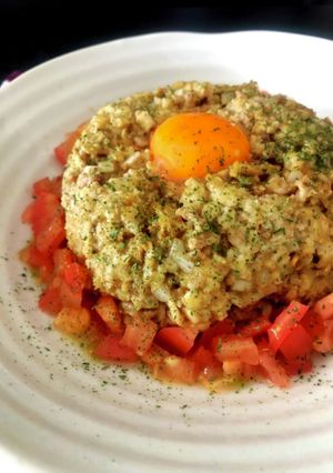 超簡単オートミールキーマカレー混ぜ飯の-レシピのメイン写真