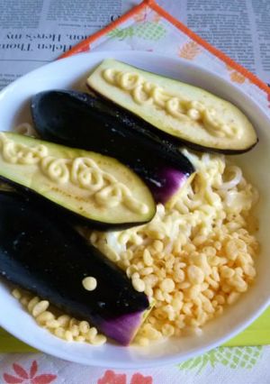 醤油うどん風冷やしうどん17なす塩もみ２-レシピのメイン写真