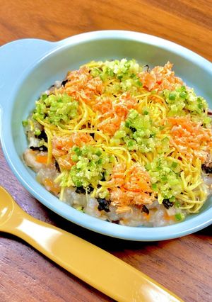 離乳食後期☆鮭ときゅうりの本格ちらし寿司-レシピのメイン写真