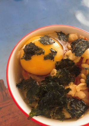 サクサク食感韓国風卵かけご飯☆TKG-レシピのメイン写真