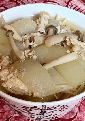 冬瓜ときのこの煮物-レシピのメイン写真