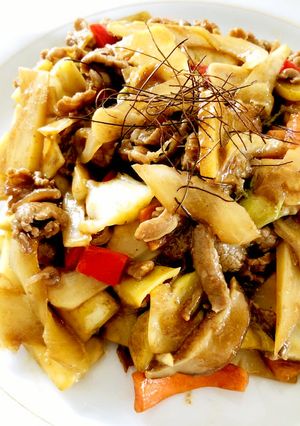 箸が止まらないお好みソース牛肉野菜炒め-レシピのメイン写真