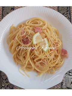 簡単!生ハムとレモンのパスタ-レシピのメイン写真