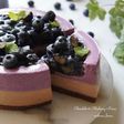 チョコとブルーベリーのムースケーキ