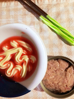 紅しょうがの汁でそうめん♪お一人様-レシピのメイン写真