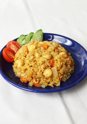 チーかまの簡単カレーピラフ-レシピのメイン写真