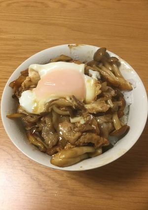 タマゴ豚しめじ丼-レシピのメイン写真