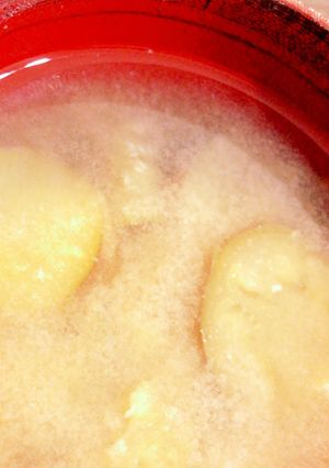 ナスの味噌汁-レシピのメイン写真