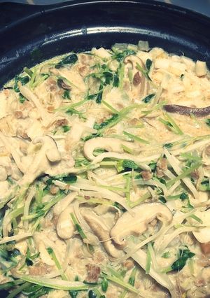 押麦坦々雑炊-レシピのメイン写真