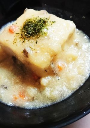 おから餡掛け奴!コンビニ惣菜と電子レンジ-レシピのメイン写真