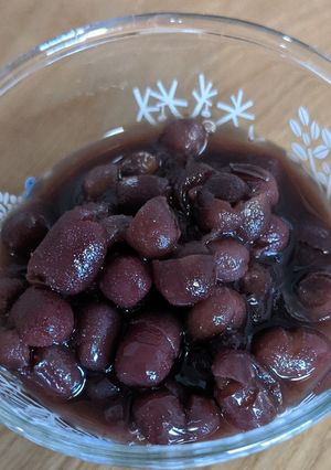 幻の大納言小豆のブランデー風味（水筒で）-レシピのメイン写真