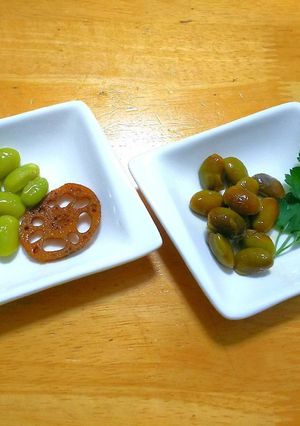 枝豆の甘酢とニンニク醤油漬け◎最後に冷凍-レシピのメイン写真