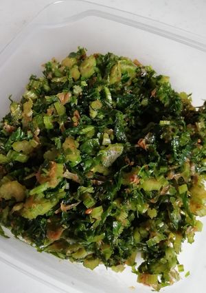 セロリの葉でご飯のおとも-レシピのメイン写真