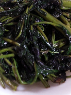簡単!空芯菜のごま油炒め-レシピのメイン写真