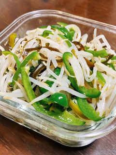 簡単常備菜✨もやしとピーマンの塩昆布和え-レシピのメイン写真