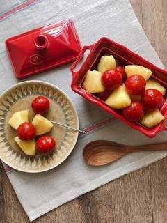 ミニトマトとパイナップルの蜂蜜きび酢漬け-レシピのメイン写真