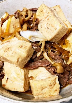簡単な肉豆腐-レシピのメイン写真